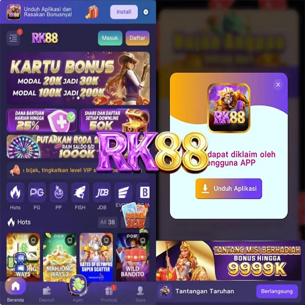RK888 Bonus Member Baru 100%
